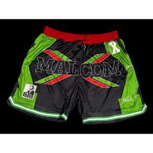 Headgear Classics Malcolm X Black Power Basketball Athlete Shorts Men’s Size 4XL